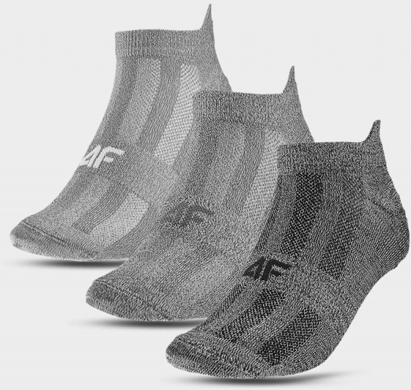 Шкарпетки 4F SOCKS CAS M201 (3PACK) 4FAW23USOCM201-91M р.43-46 сірий
