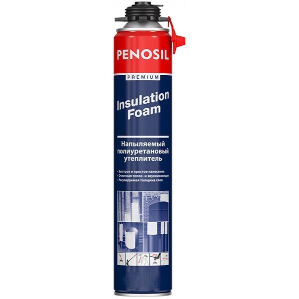 Напилюваний поліуретановий утеплювач PENOSIL Premium 810 мл