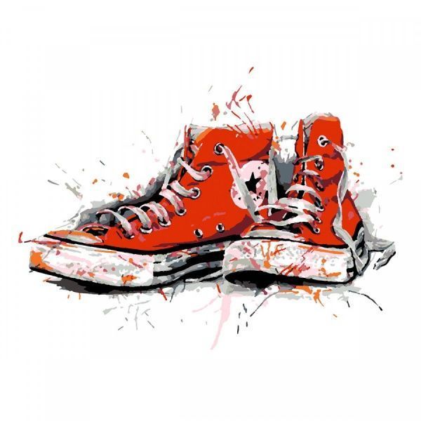 Картина за номерами Пара кед Rosa Start 
