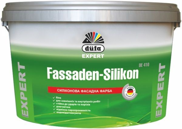 Фарба Dufa Fassaden-Silikon DE 410 білий 10л