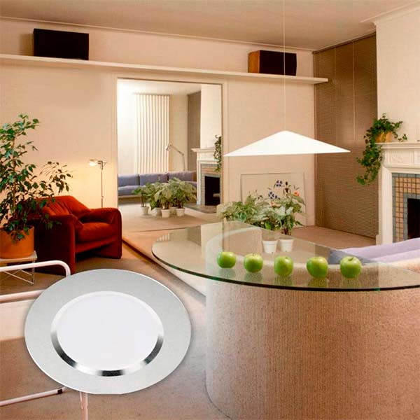 Светильник точечный LightMaster AL400 LED 4 Вт 5000 К серебряный 