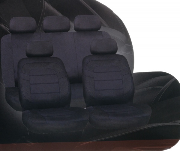 Комплект чехлов на сиденья универсальных Auto Assistance AA2726-4 черный