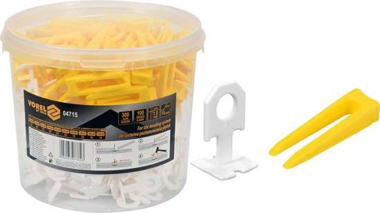 Система вирівнювання плитки Vorel 04715 400 шт.