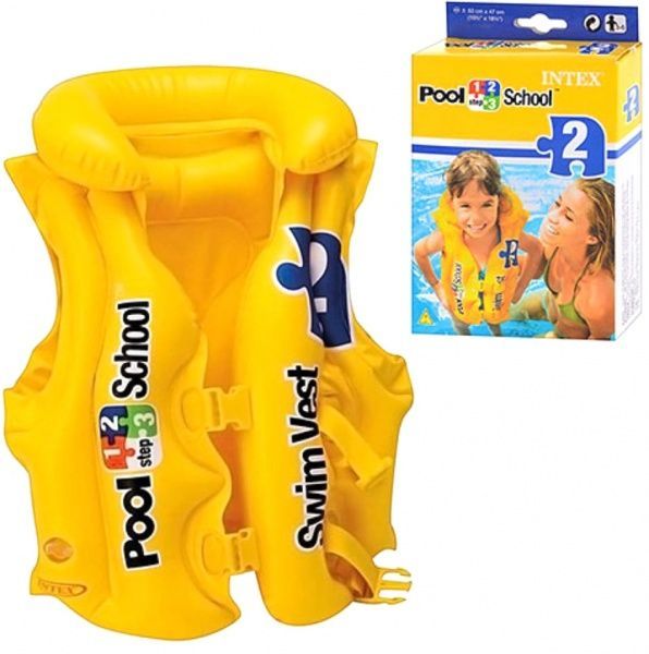 Плавательный жилет Intex Pool School 58660