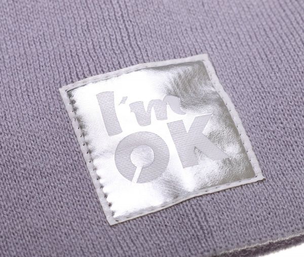 Шапочка дитяча для дівчинки Kraft+ 9791 р.52-54 світло-сірий 