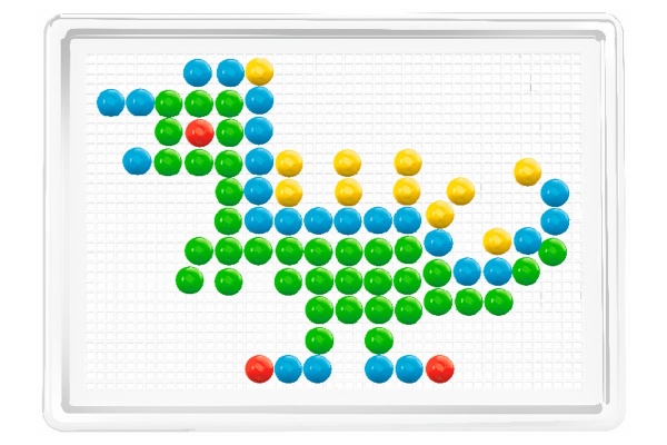 Игровой набор ТехноК Мозаика 5 Ø13 мм 240 шт. 3374