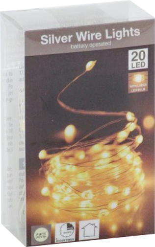 Электрогирлянда AХ9721600 встроенный светодиод (LED) 20 ламп 21 м 