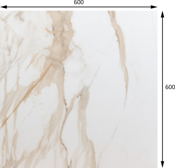 Плитка Allore Group Calacatta Gold F P 60x60 R Mat 1 