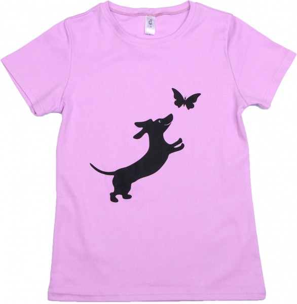 Пижама женская Trio Бонжур р. 2XL черно-сиреневый