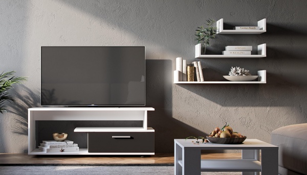 Набір полиць Грейд Делфа 800x118x252 мм німфея альба 