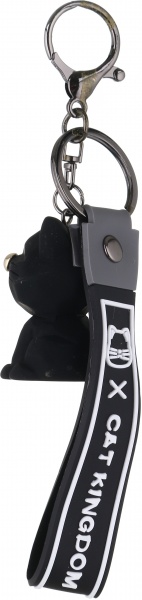 Брелок Річ-Ленд Кот на удачу черный