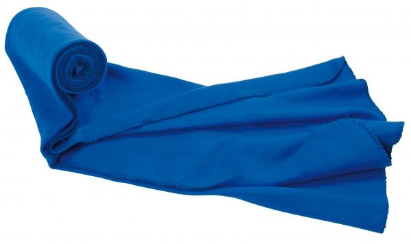 Плед з поясом та ручками 120x180 см синій Nashville 