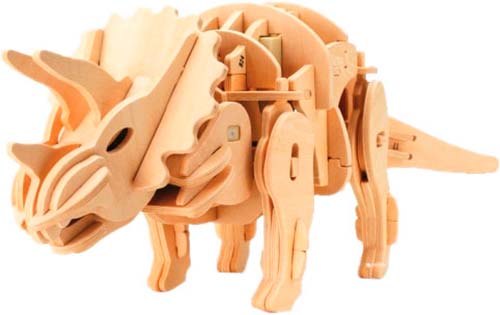 3D-конструктор Robotime трицератопс с пультом дистанционного управления (D400) (6946785100037)