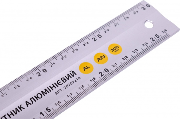 Угольник Compass 300 мм анодированный 90 две шкалы К-300