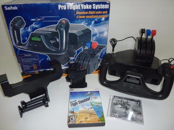 Игровой руль Logitech G Saitek Pro Flight Yoke System 945-000004