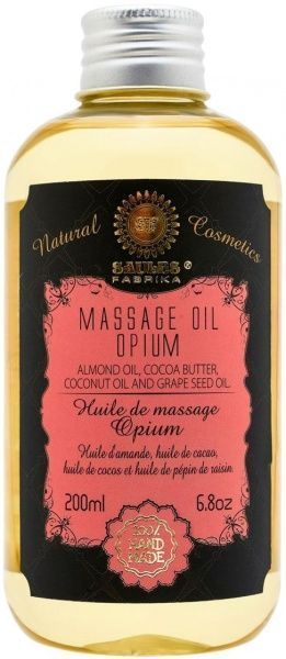 Масло массажное Saules Fabrika Опиум 200 мл