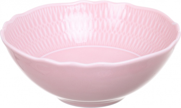 Салатник Sofia 14 см порцеляновий рожевий Cmielow
