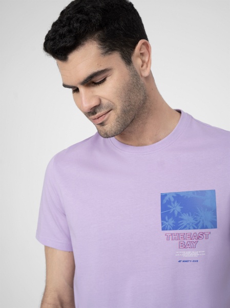 Футболка 4F 4FSS23TTSHM362-52S р.2XL фіолетовий