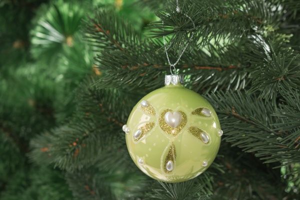 Куля скляна d100 JF230381-10GR салатовий