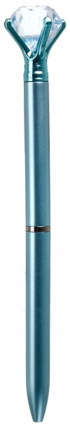 Ручка шариковая Бриллиант голубая чернила синие 
