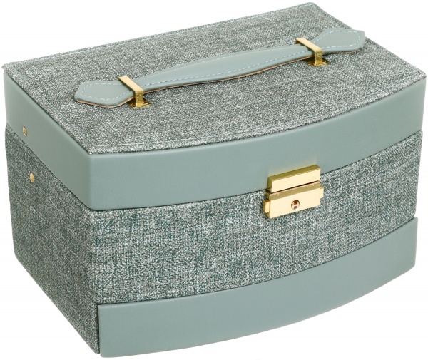Шкатулка для украшений зеленый 22,5х16х13 см CX1645 Delux