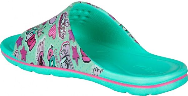 Шльопанці Coqui Long Printed 6375 102413 р. 32/33 м'ятний