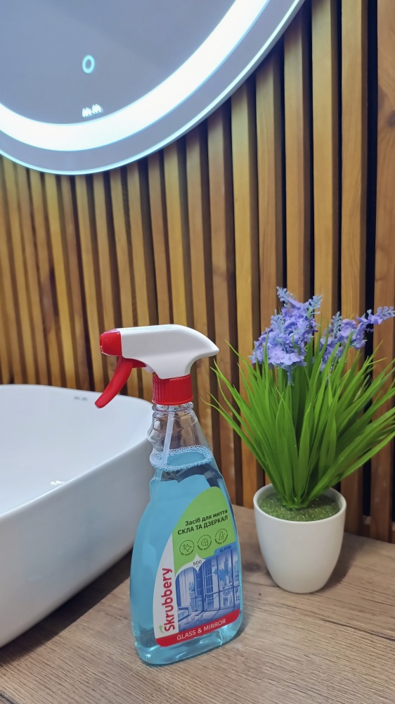Средство моющее для стекла и зеркал SKRUBBERY Alpini 0,5 л
