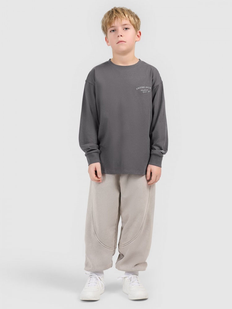 Футболка 4F LONGSLEEVE M535 4FJWSS26TLONM535-22S р.140 коричневый