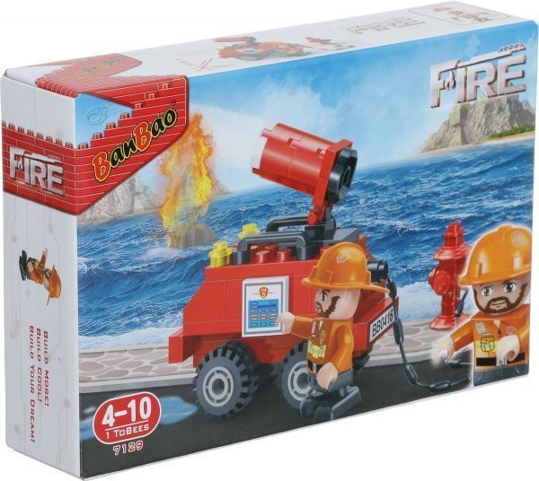 Конструктор BanBao пожарные Робот