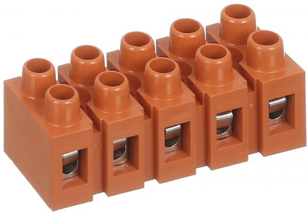 Колодка клемна EMT 5 полюсів 0.5-6 кв.мм помаранчевий 