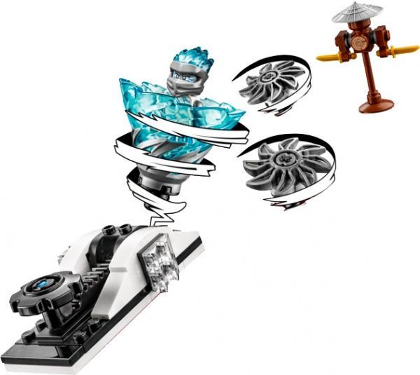 Конструктор LEGO Ninjago Удар спин-джитсу – Зейн 70683