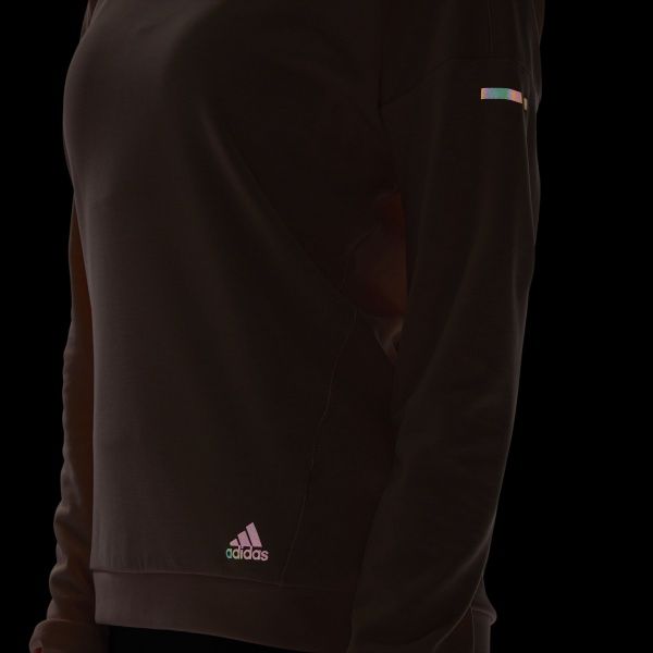 Джемпер Adidas RUNR CRU W DZ4919 р. M рожевий