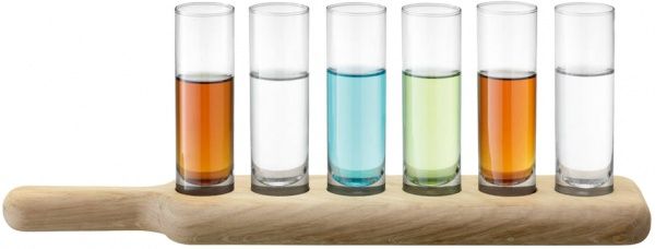 Набір чарок для горілки Paddle 7 предметів G1049-03-301 LSA