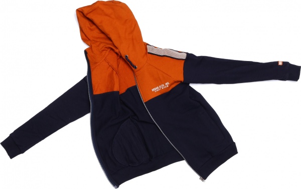 Худи для мальчика NWM р.146 оранжевый с черным U44242-1 