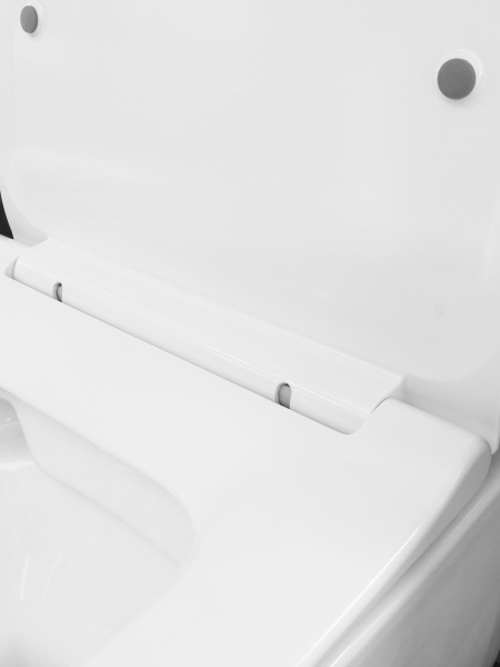 Унитаз подвесной ScandiSPA BRAVE V2.0 Rimless сиденье Duroplast SLIM soft-close