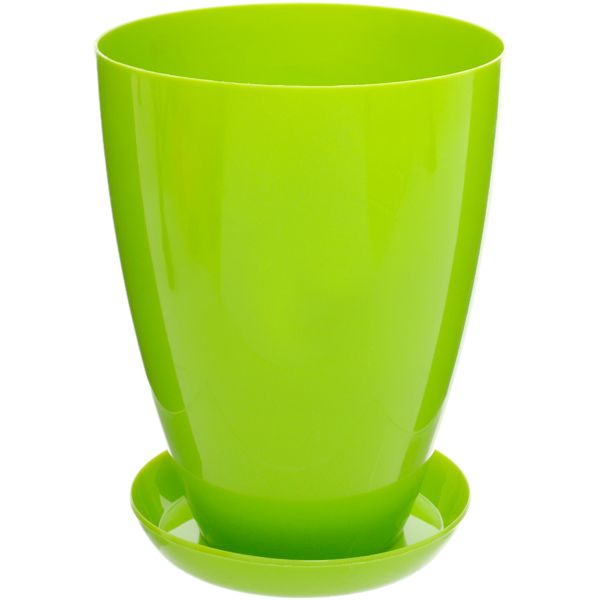 Горщик квітковий Омела 12 см зелений