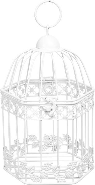 Клетка декоративная Cage Сетка 16х14,5х24,5 см белый 