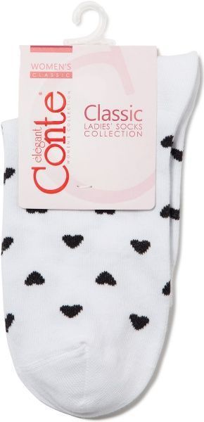 Шкарпетки жіночі Conte Classic 7С-22СП 143 р. 25 білий 