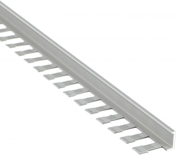 Уголок для плитки Braz Line внешний гибкий алюминий 11 мм 2,7м серебро 