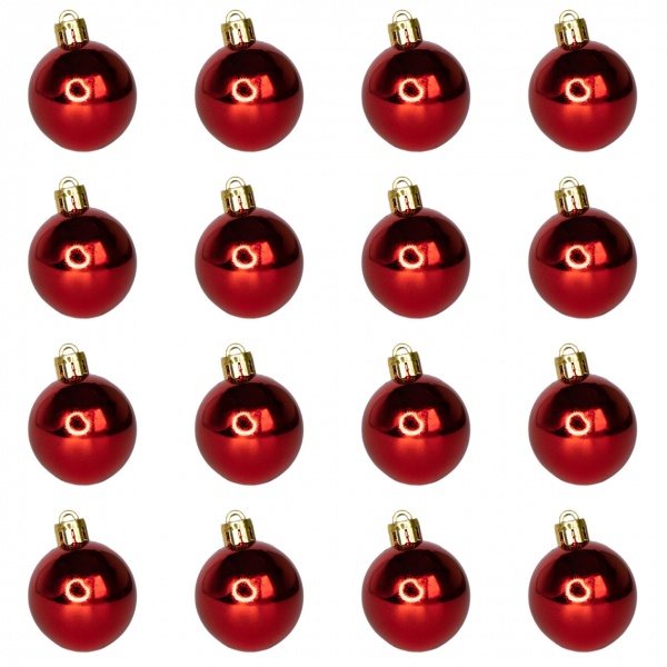 Набор елочных шаров Девилон 250874 d40 мм 16 шт./уп. 