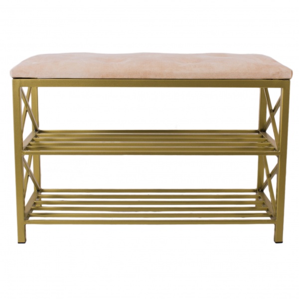 Пуф-скамья Метал Арт Мюнхен бежевый 