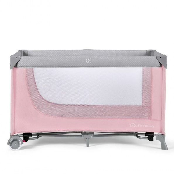 Манеж-ліжко Kinderkraft Leody Pink KCLEOD00PNK0000