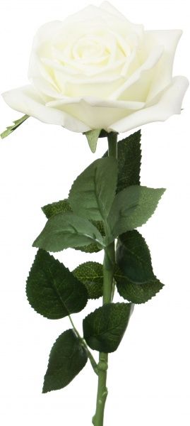 Растение искусственное Роза Баркароле лимонно-кремовая S247B4