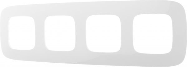 Рамка четырехместная Legrand Allure универсальная белый 754304