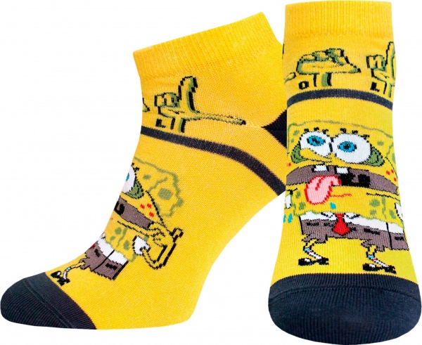 Шкарпетки чоловічі Брестские 2139 Spongebob (укорочені) 402 р.25 жовтий