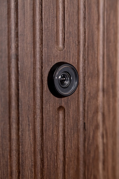 Двері вхідні Revolut Doors В-617 модель 234-237 дуб тютюн / дуб немо срібний 2050x950 мм праві