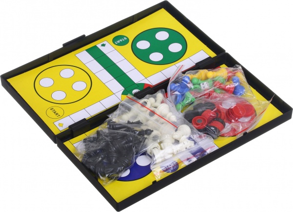 Гра настільна ZHY 3 в 1 шахи, шашки, лудо 25х13х3 см OTG0937338