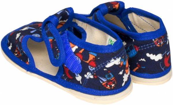 Тапочки для мальчиков Экотапок Сандалик летний синие 1075 р.26