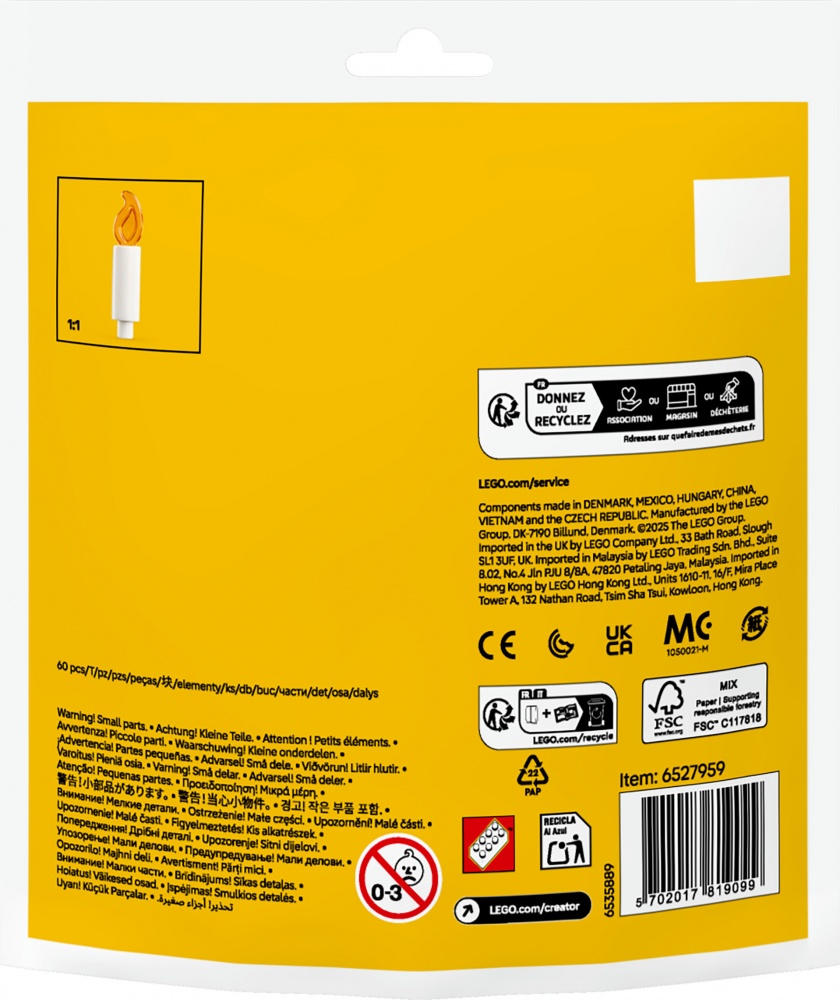 Конструктор LEGO Creator Святкові тваринки до дня народження 30689