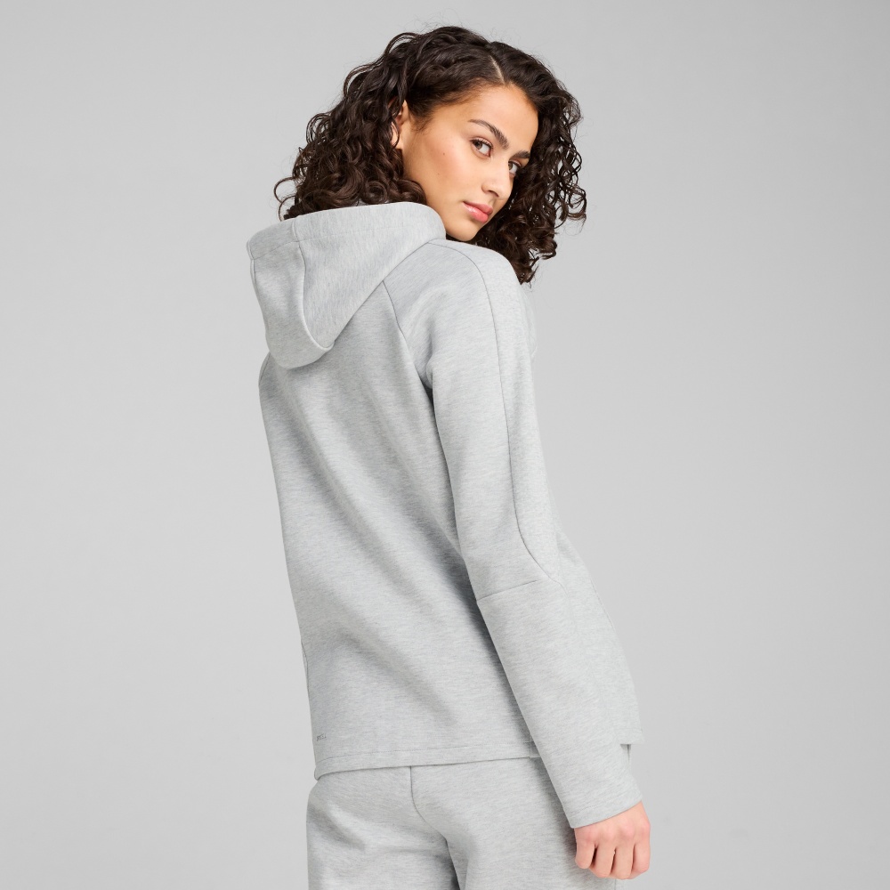 Джемпер Puma EVOSTRIPE FULL-ZIP HOODIE DK 68505004 р.XS сірий